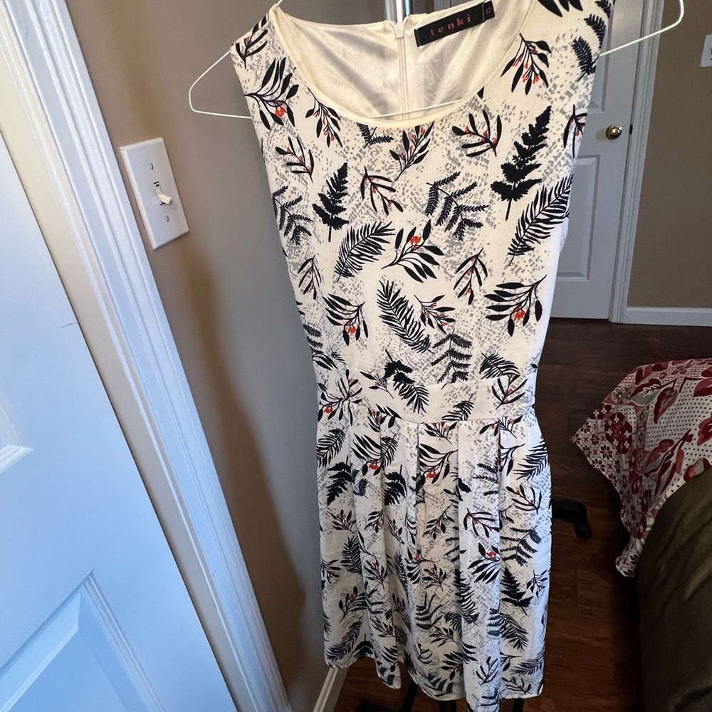 Portobello Market Fern Print Dress -London Made!